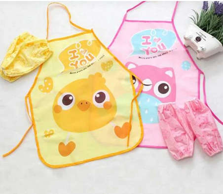 Kids waterproof aprons
