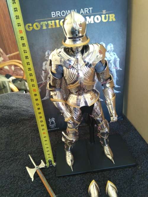 Brown Art Gothic Armour Figurine