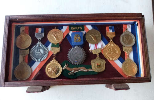 1982 Silver Sport Merit award to Springbok Darts and more