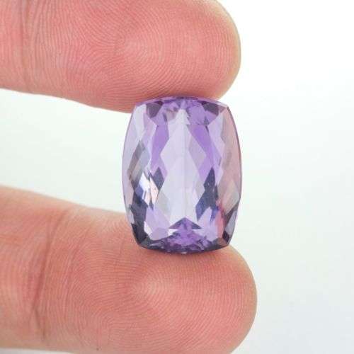 21.71ct Dazzling Full Fire 100% Natural Cushion Cut Amethyst.
