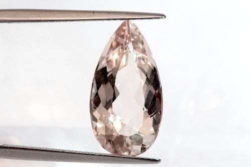 5.43 ct. Lustrous natural MORGANITE - Genuine Brazilian. PINK BERYL.