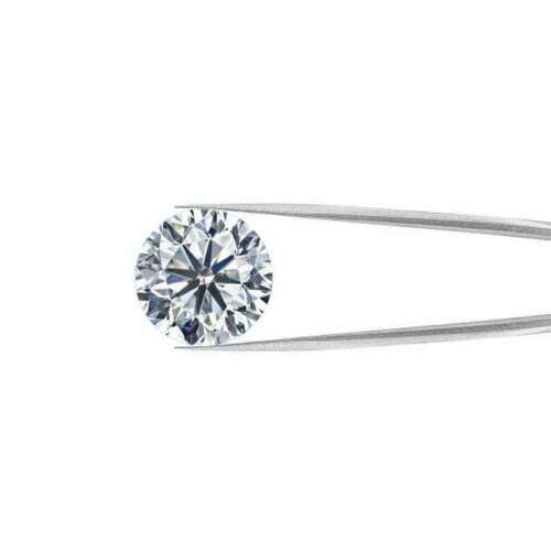 Natural Untreated 0.50 ct Round Cut, 6 mm White Diamond . Fantastic!!!! Certified