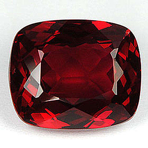 !!WOW!! 39.41ct STUNNING RASPBERRY RED TOPAZ. CUSHION CUT.