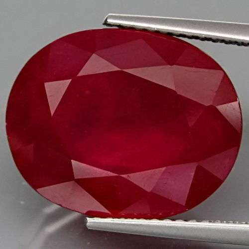 16.05ct Dazzling Natural Top Blood Red Oval Cut Ruby.Stunning