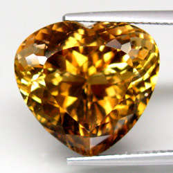 17.81ct Dazzling 100% Natural Heart Shape Top Imperial Untreated Topaz, best quality