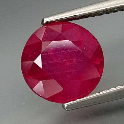 4.50ct Dazzling Good Quality Natural Round Cut Top Red Pink Best Colour Ruby