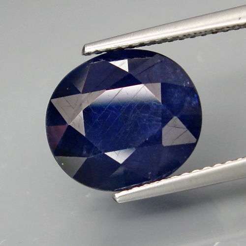 8.25ct Ravishing Cornflower Blue Top Oval Cut Natural Sapphire. Beautiful Gemstone