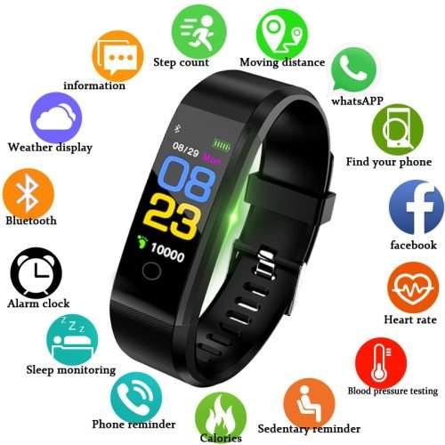 BANGWEI -Smart Watch. Blood pressure monitor, Heart rate monitor, Fitness tracker