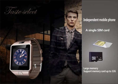 Smart Watch with Stand alone Calling Function and Camera