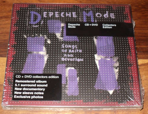 Depeche Mode - Songs Of Faith And Devotion (CD + DVD Collectors Edition) SEALED