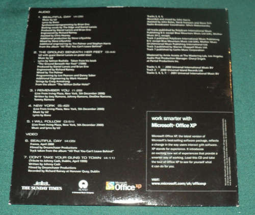 U2 - Exclusive CD