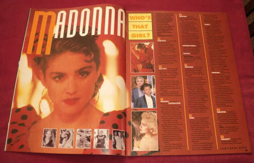 Madonna - No 1 (Number One) magazine - 18 July 1987 issue