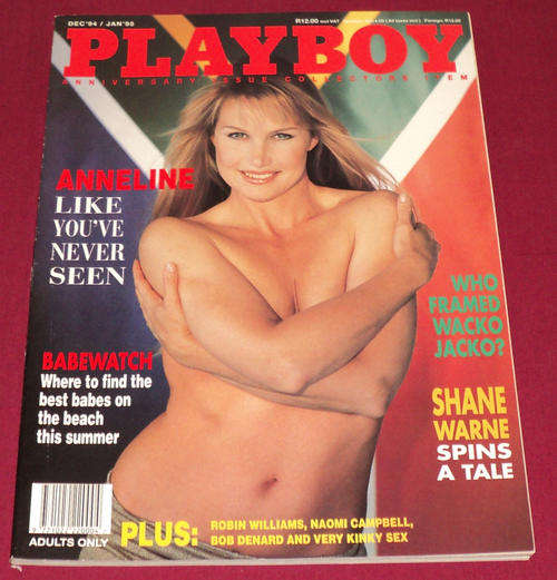Anneline Kriel - Playboy magazine (South African issue) Dec 94 / Jan 95