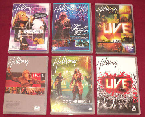 6 x Hillsong DVDs - DISCOUNTED FOR LIMITED TIME
