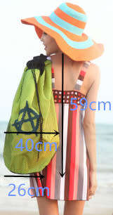 MALTA SPORTS-water proof Mesh beach bag swim bag