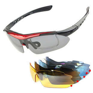 MALTA SPORTS-POLARIZE Sports  goggle Sunglasses With 5 Interchangeable Lens