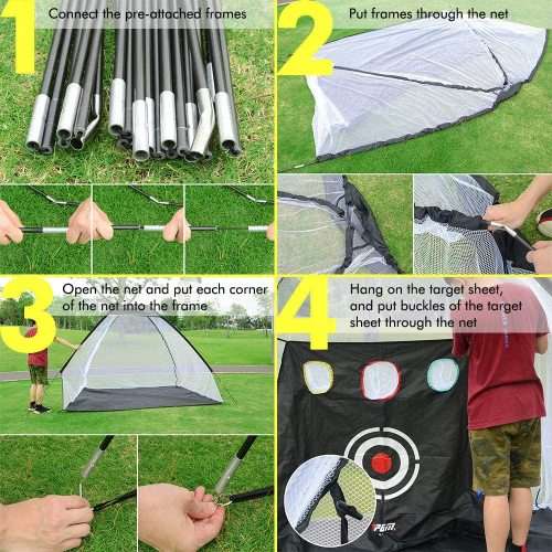 Golf Hitting Practice Net 3M Golf Training aid