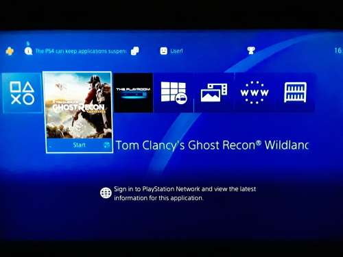 Playstation 4 slim 500gig console, game and controller in excellent condition