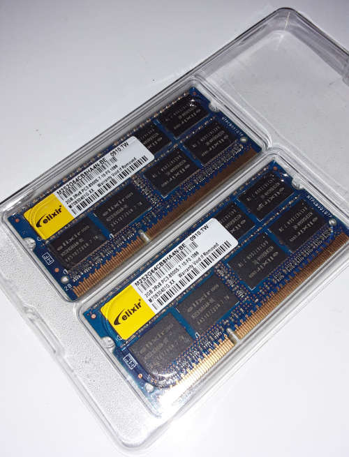 Memory for iMac 2009 model: 4GB (2x 2GB) DDR3 PC3-10600 1333Mhz Elixir 204 Pin SoDimm RAM Memory