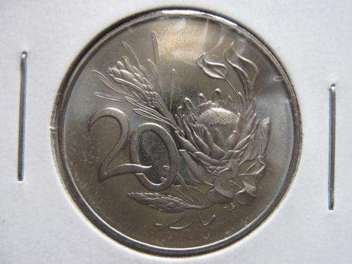 1965 English 20c - UNCIRCULATED -  South-Africa