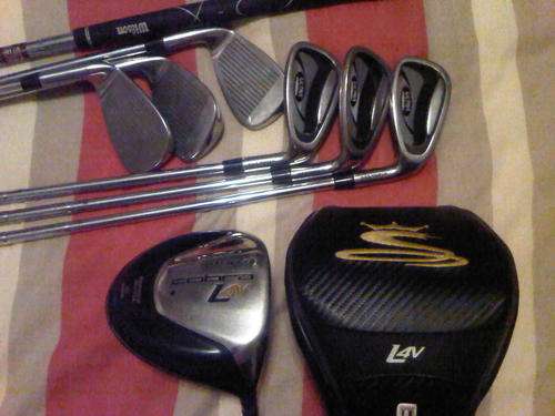 Cobra L4V driver + Wilson irons