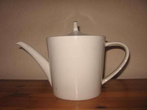 White Constantia Tea Pot with Gold Detail