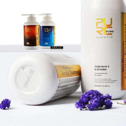 Brazilian Keratin Treatment 1000 ml + Moroccan Argan Oil Shampoo & Conditioner