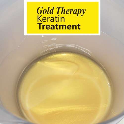 Gold Therapy Straightening Hair Keratin Treatment Set
