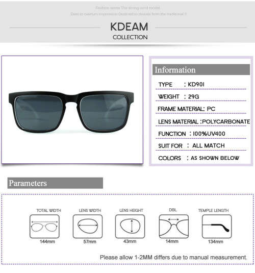 CLEARANCE SALE - Kdeam - Polarized Sunglasses