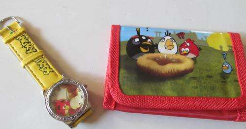 Angry Bird Wallet and watch