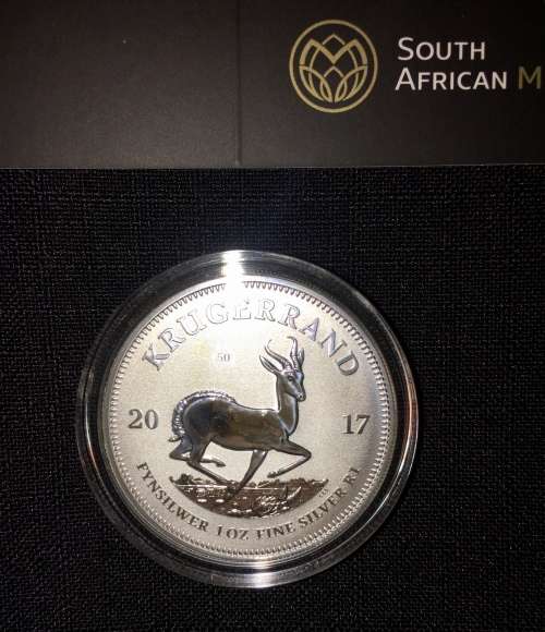 2017 1OZ FINE SIVLER KRUGERRAND(PREMIUM UNCIRCULATED)