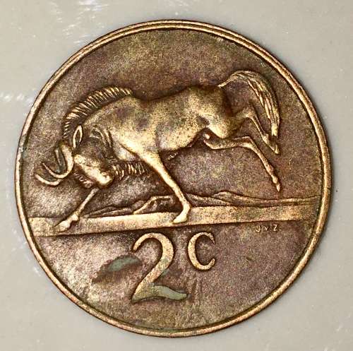SOUTH AFRICA 2 CENT 1985