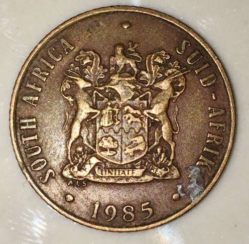 SOUTH AFRICA 2 CENT 1985