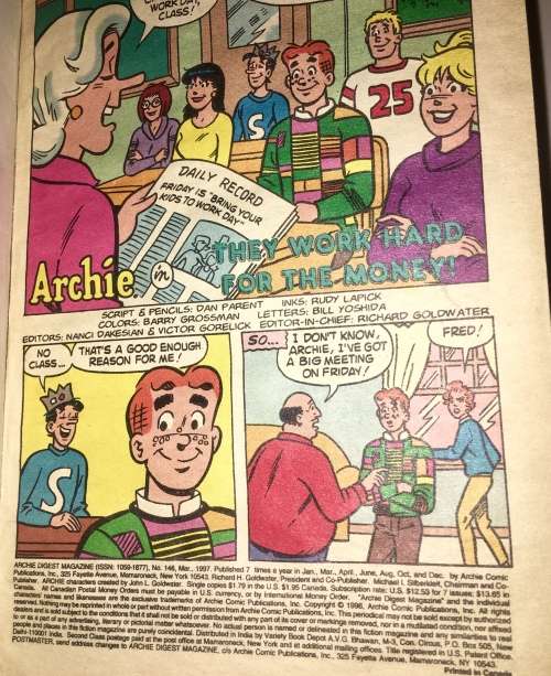 NO 146 ARCHIES (THE ARCHIE DIGEST LIBRARY)