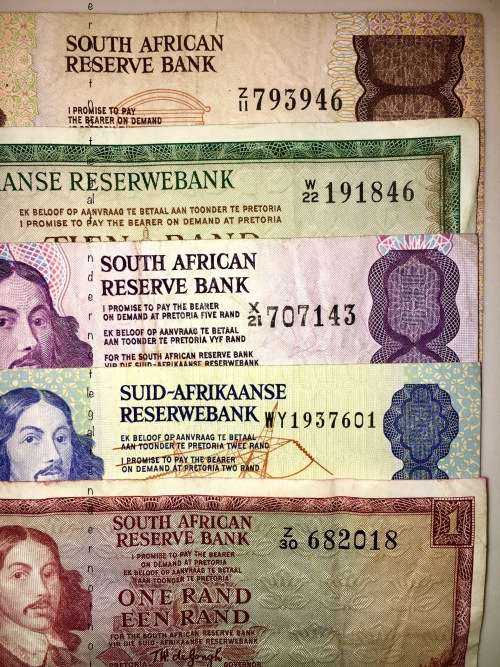 SET OF REPLACEMENT NOTES 1966-1973 R20,R10,R5,R2,R1[1BID TAKES ALL]