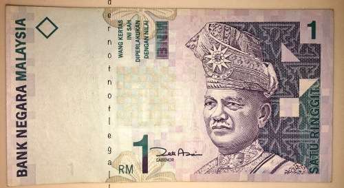 MALAYSIA 1RM RINGGIT 1996-2001 UNC