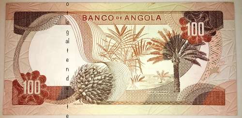 ANGOLA 100  ESCUDOS 1972 /PORTUGAL UNC