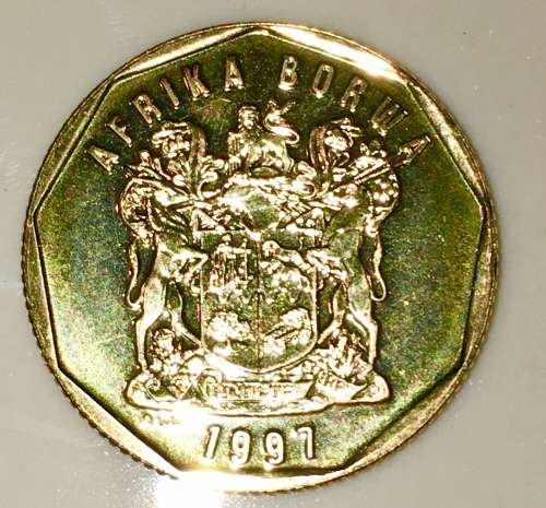 1997   50 CENT   BRILLIANT UNC