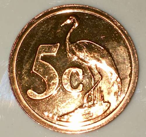1997   5 CENT   BRILLIANT UNC