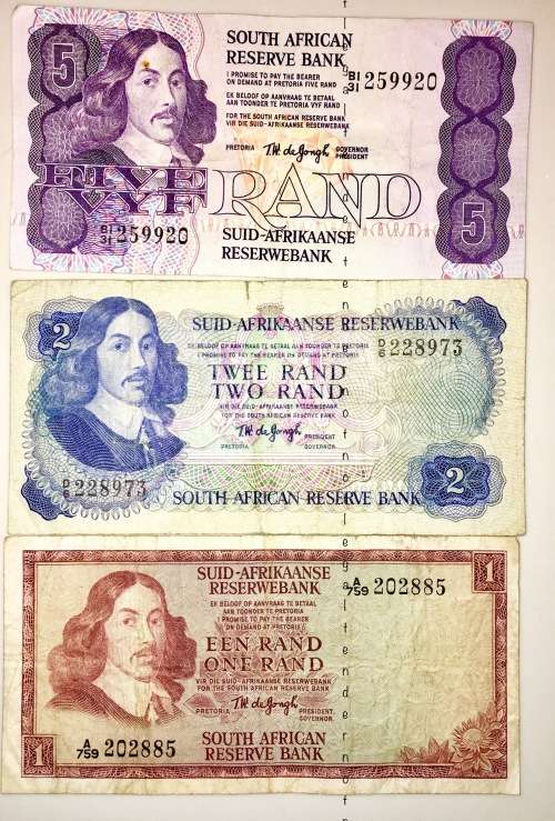 3 X R1 A SERIES R2 D SERIES R5 B SERIES TW DE JONG 1973
