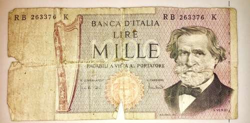 1000 LIRE ITALY