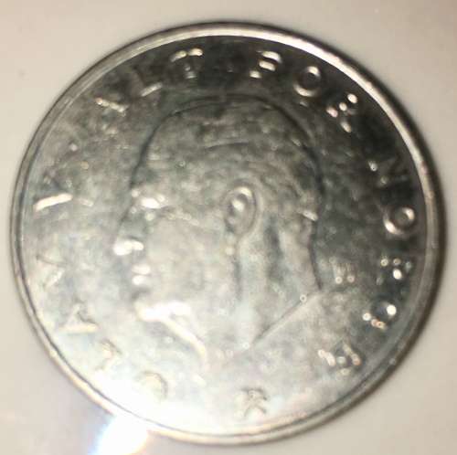 DENMARK 1 KRONE 1977