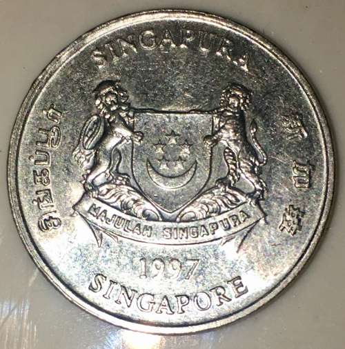 SINGAPORE 20 CENTS 1997