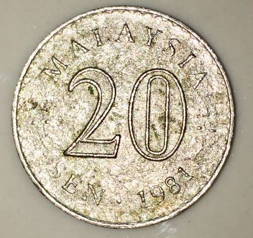 20 SEN MALAYSIA 1981