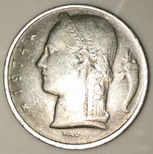 BELGIUM 5 FRANC 1974