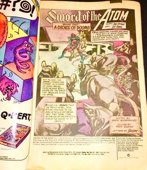 SWORD OF THE ATOM   NO 2  1983 (DC )F