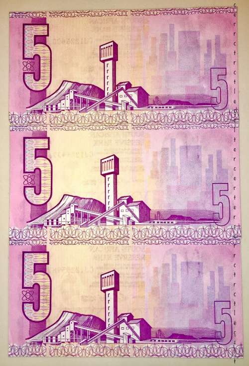 3 X R5 IN SEQUENCE CJ 1225600-CJ1225598 UNC HIGH GRADE NOTES