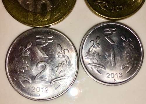 INDIA SET X 4  10 RUPEE TO 1 RUPEE 2012-2015 ( 1 BID TAKES ALL)