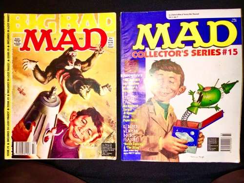 MAD MAGS X2,,,  #15 COLLECTOR'S  SERIES  ,#99  1997 (1 BID TAKES ALL.)