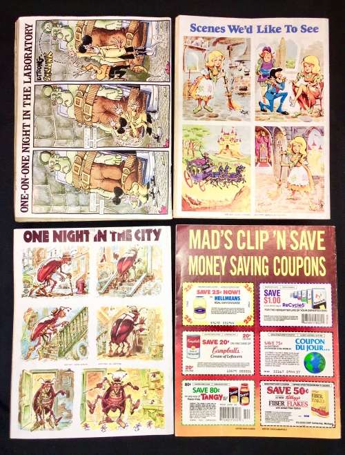 MAD MAGS X4,,,  #16  1993  ,#17  1993 ,#19 1993 ,#81 1992 (1 BID TAKES ALL.)